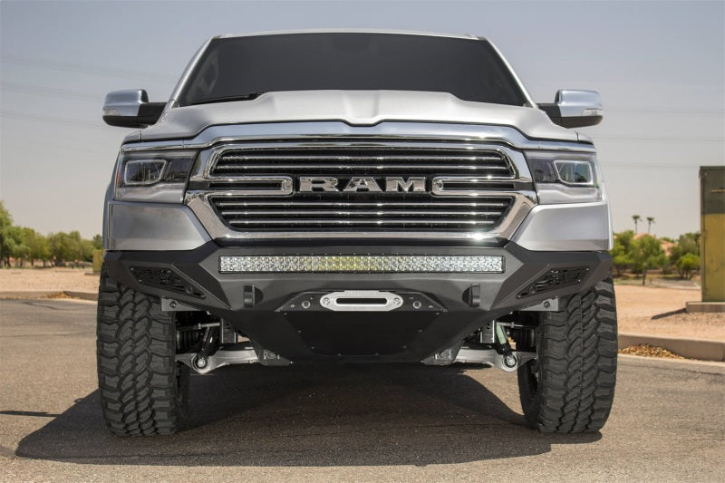 Addictive Desert Designs 19 Ram 1500 Stealth Fighter Front Bumper w/ Winch Mount & Sensor Cut Outs