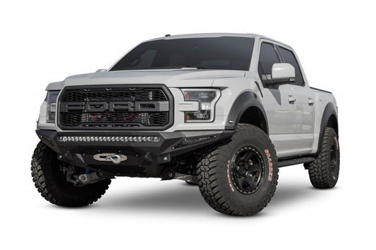 Addictive Desert Designs 17-18 Ford F-150 Raptor Stealth Fighter Front Bumper w/ Winch Mount