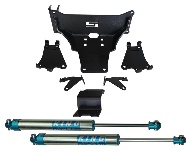 Superlift 2023 F-250/350 Dual Steering Stabilizer Kit w/KING Stabilizer - No lift required