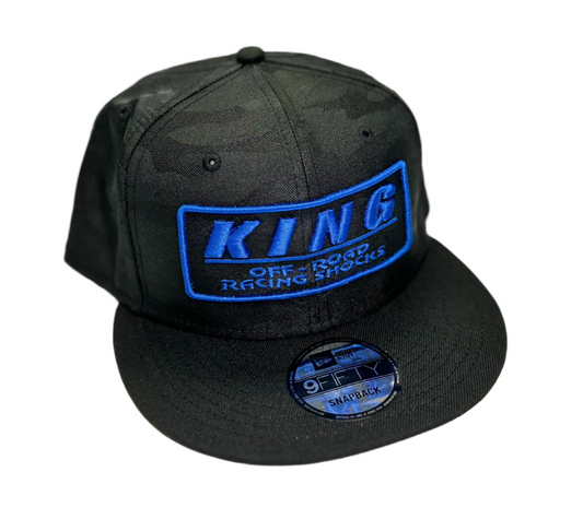 *ALL NEW* KING SHOCKS 9FIFTY BLACK CAMO W/ BLUE LOGO SNAPBACK CAP