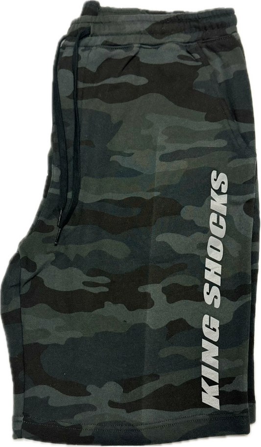 KING SHOCKS DARK CAMO SWEAT SHORTS