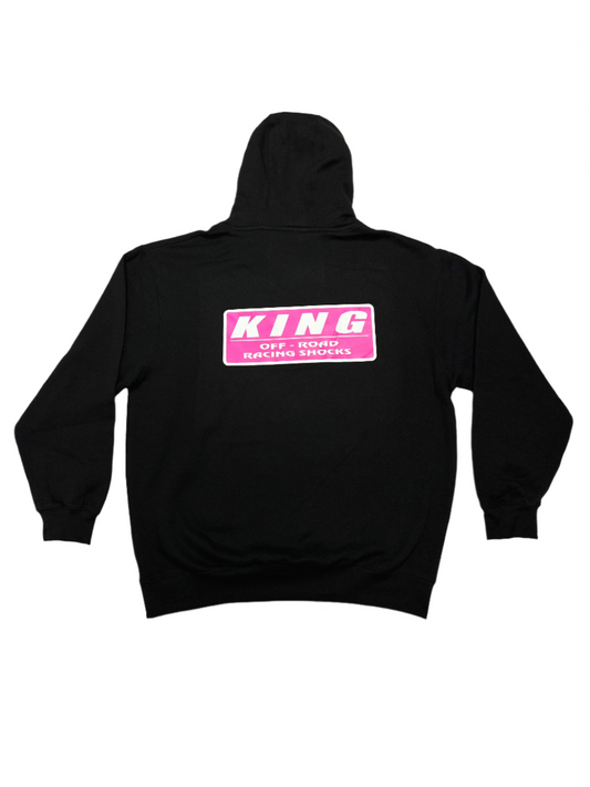 **NEW** KING SHOCKS OG PINK LOGO PULLOVER HOODIE