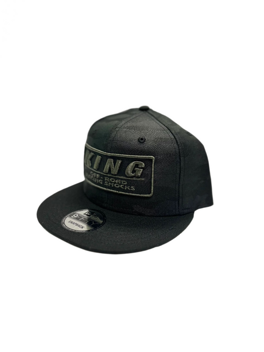 *ALL NEW* KING SHOCKS 9FIFTY BLACK CAMO W/ BLACK CHROME LOGO SNAPBACK CAP