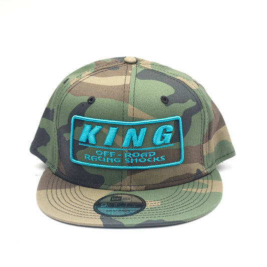 KING SHOCKS 9FIFTY CAMO AQUA CAP (CAMO SNAPBACK)