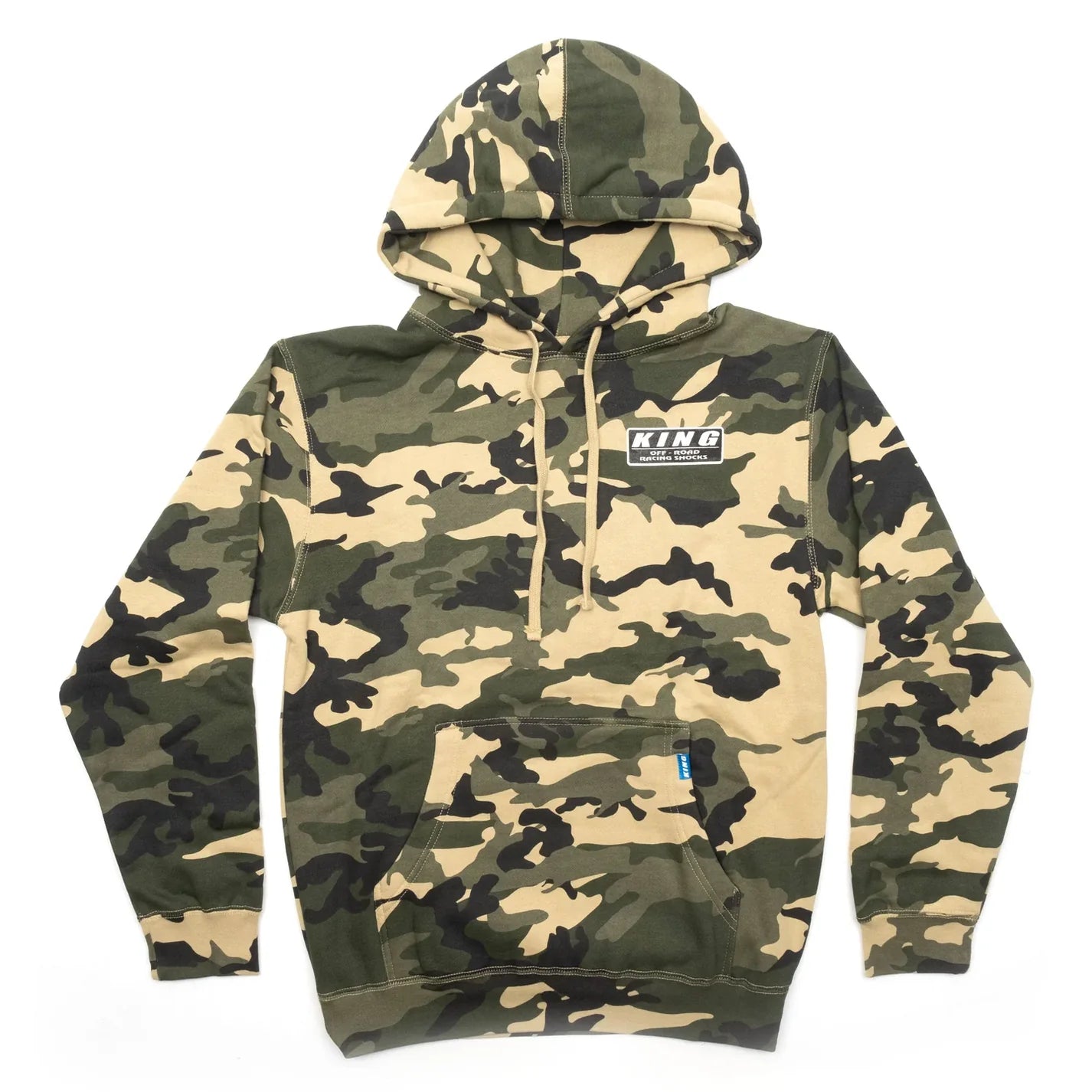 KING SHOCKS (ARMY) CAMO PULLOVER HOODIE