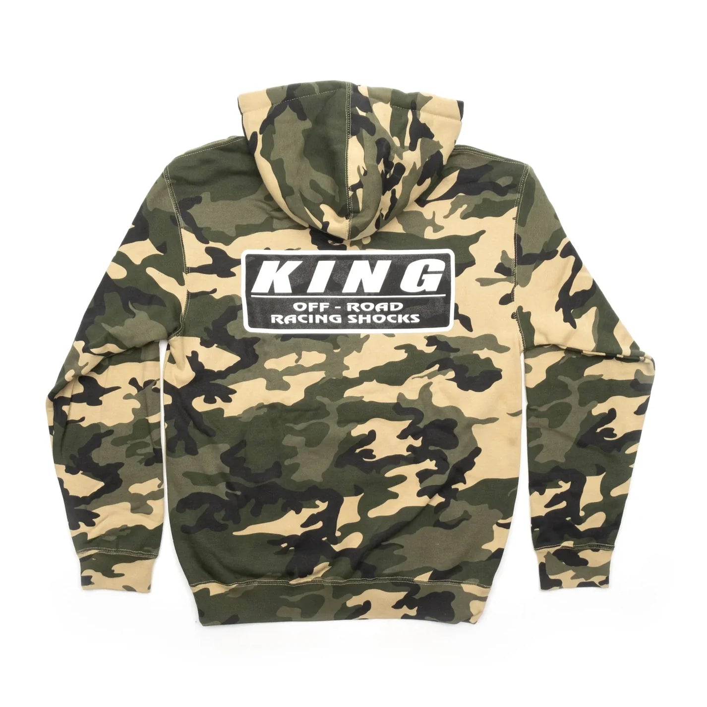 KING SHOCKS (ARMY) CAMO PULLOVER HOODIE