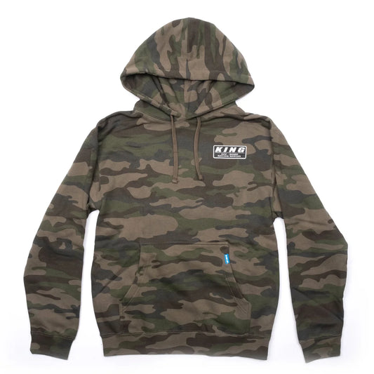 KING SHOCKS (FOREST) CAMO PULLOVER HOODIE