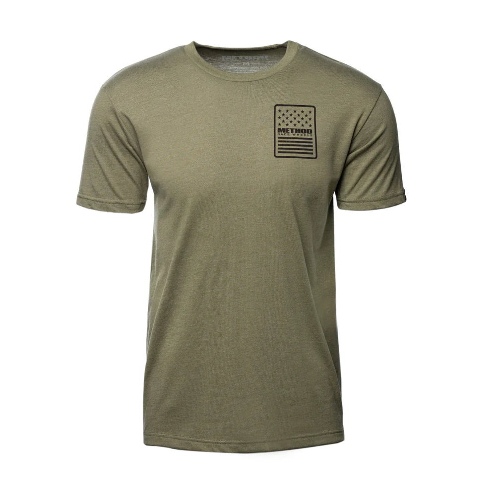 Method Stars & Bars Tee MILITARY GREEN