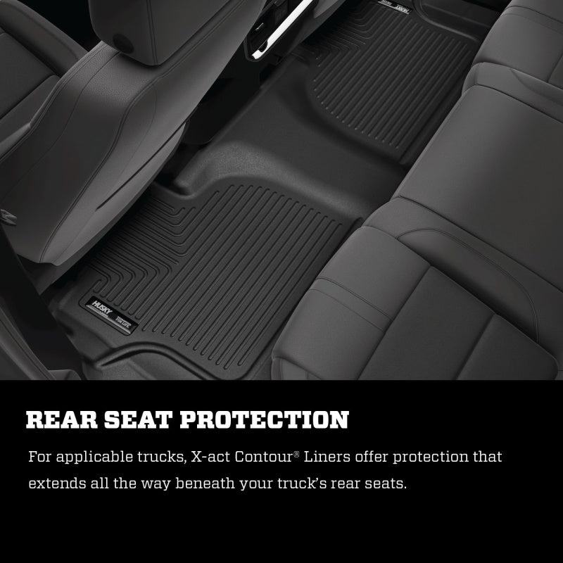 Husky Liners 15-22 Jeep Cherokee X-act Contour Series 2nd Seat Floor Liner - Black