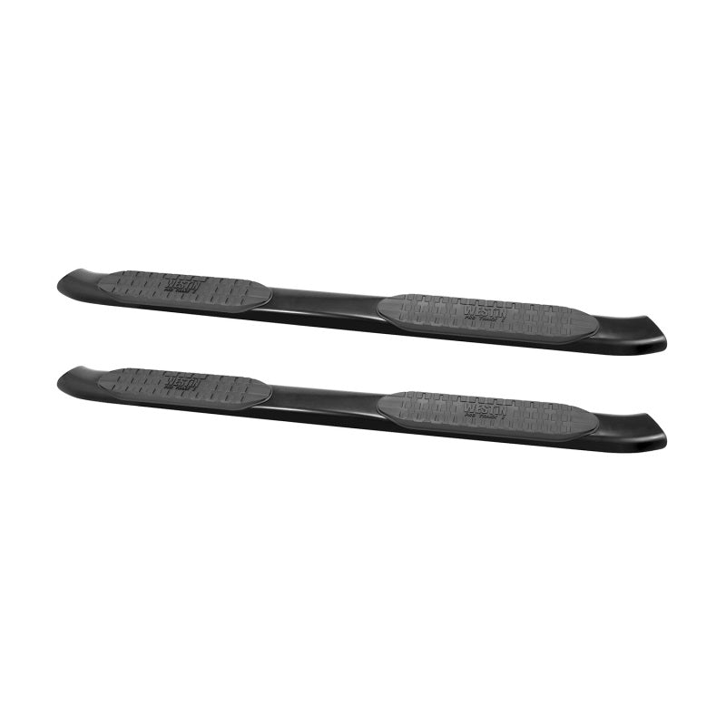 Westin 2015-2018 Ford F-150 SuperCrew PRO TRAXX 5 Oval Nerf Step Bars - Black